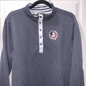 FSU Quilted Pullover